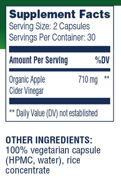 Apple Cider Vinegar Capsules